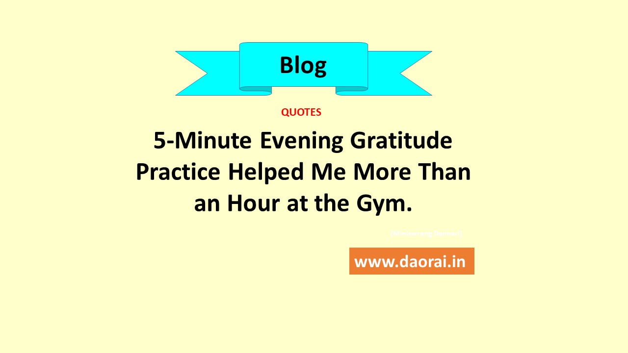 5-Minute Evening Gratitude Practice Helped Me More Than an Hour at the Gym