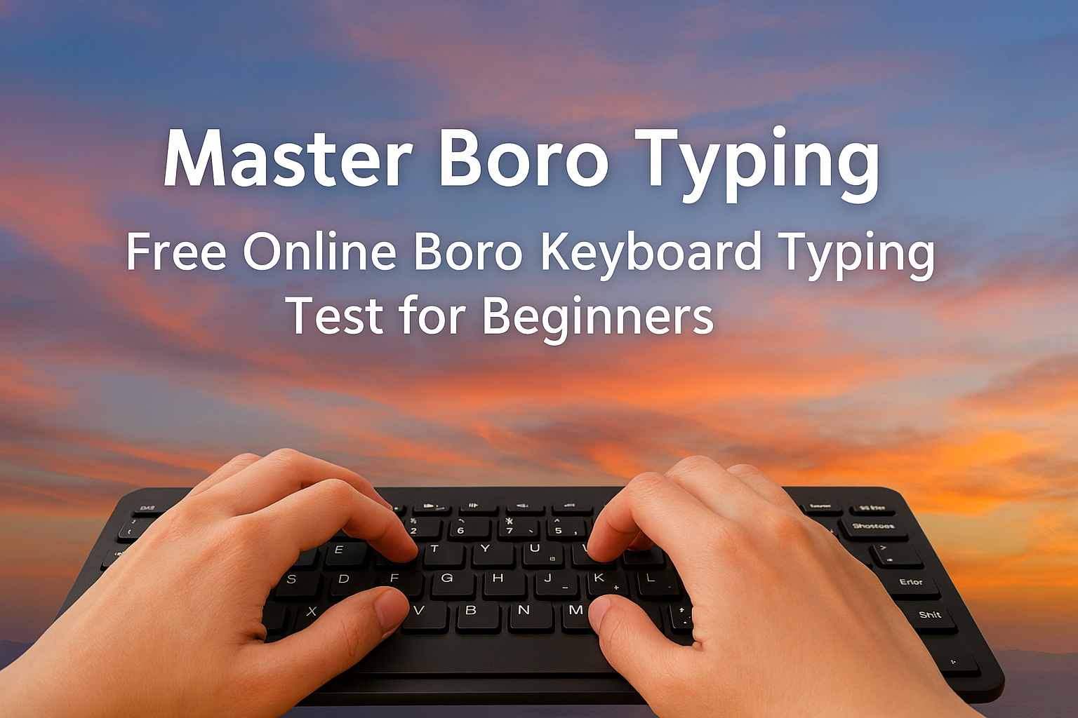 Master Boro Typing: Free Online Boro Keyboard Typing Test for Beginners